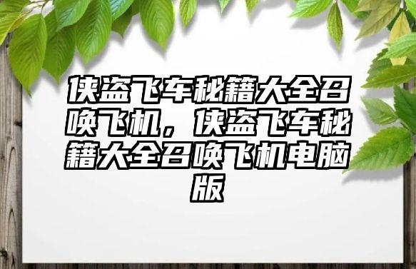 俠盜飛車秘籍大全召喚飛機，俠盜飛車秘籍大全召喚飛機電腦版