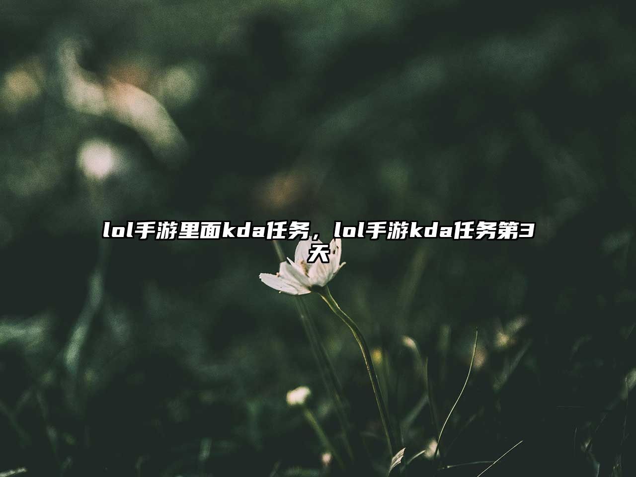 lol手游里面kda任務(wù)，lol手游kda任務(wù)第3天